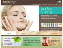 Tablet Screenshot of facelogicspa.com